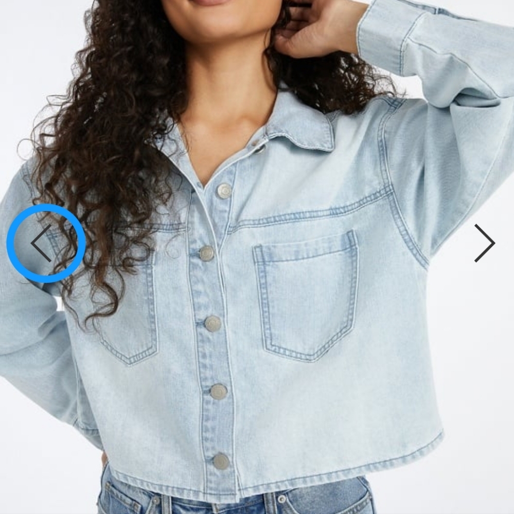 Women's Denim Button Down shirt